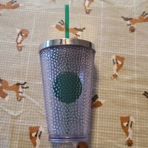 Starbucks 16oz tumbler, green dot